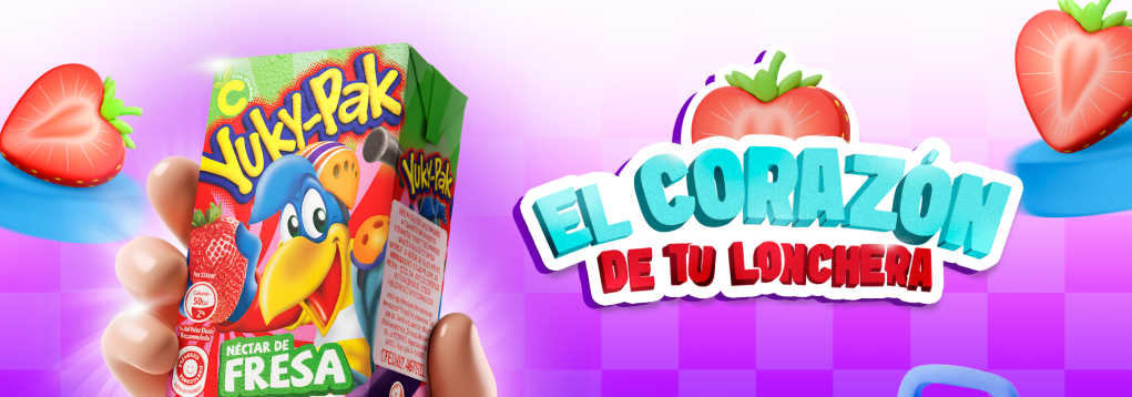 Regresa Yuky-Pak de fresa para convertirse en el corazón de las loncheras del&nbsp;colegio