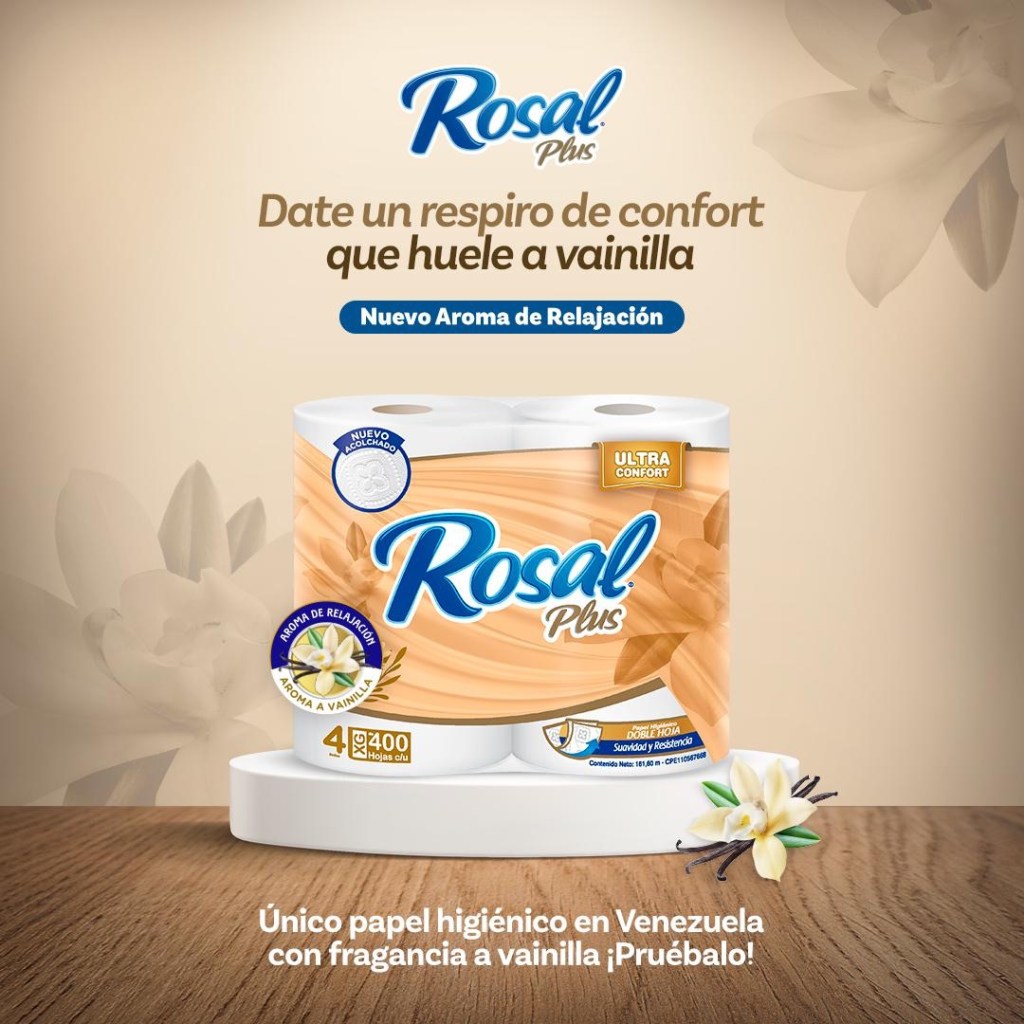 Con una exclusiva fragancia PAVECA lanzó Rosal Vainilla