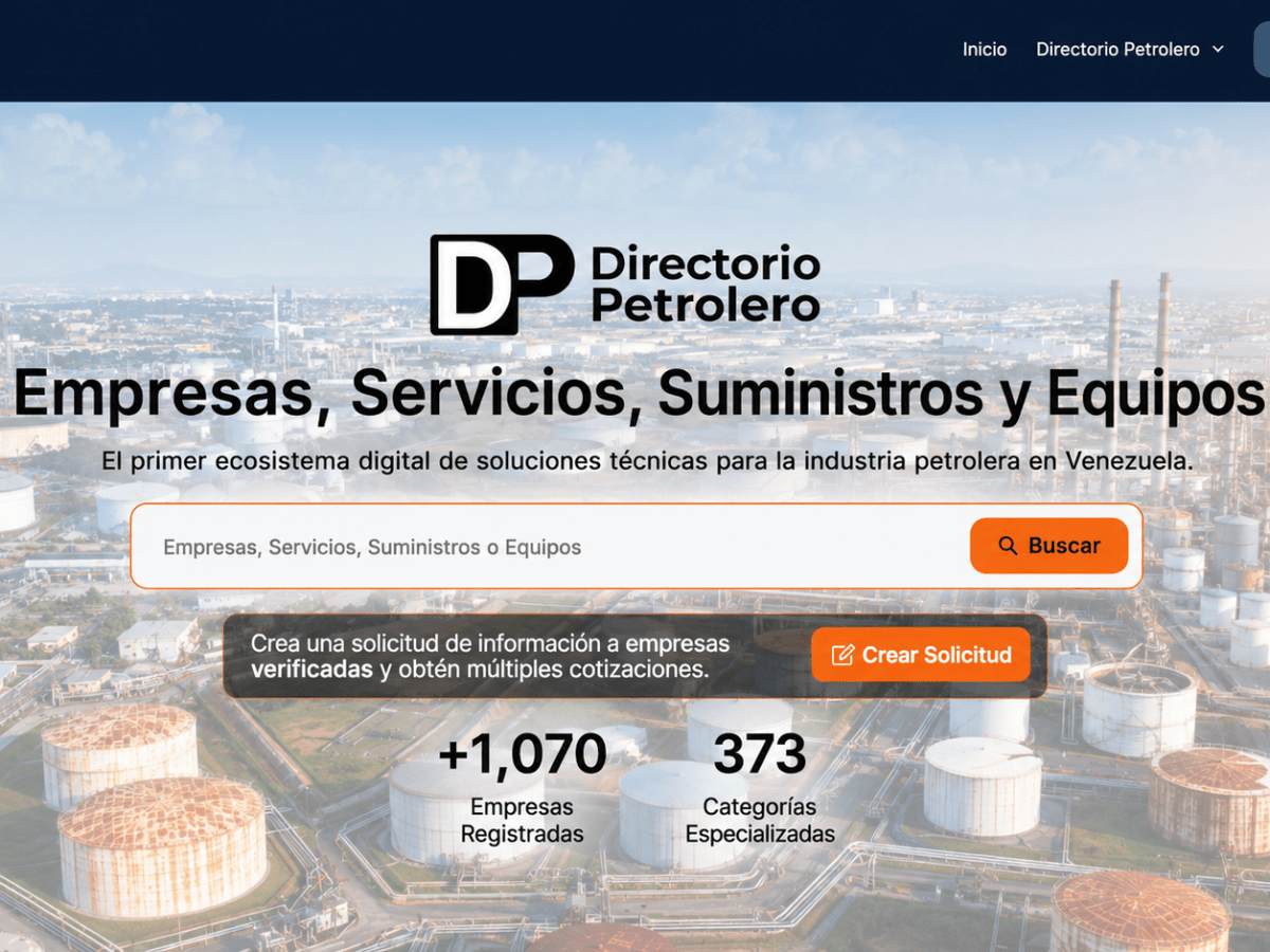 DirectorioPetrolero.com se consolida en el sector de hidrocarburos en&nbsp;Venezuela